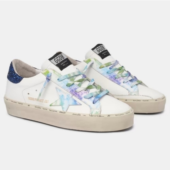 Golden Goose All High Star Tie Die Sneakers Size 37 - Picture 1 of 12